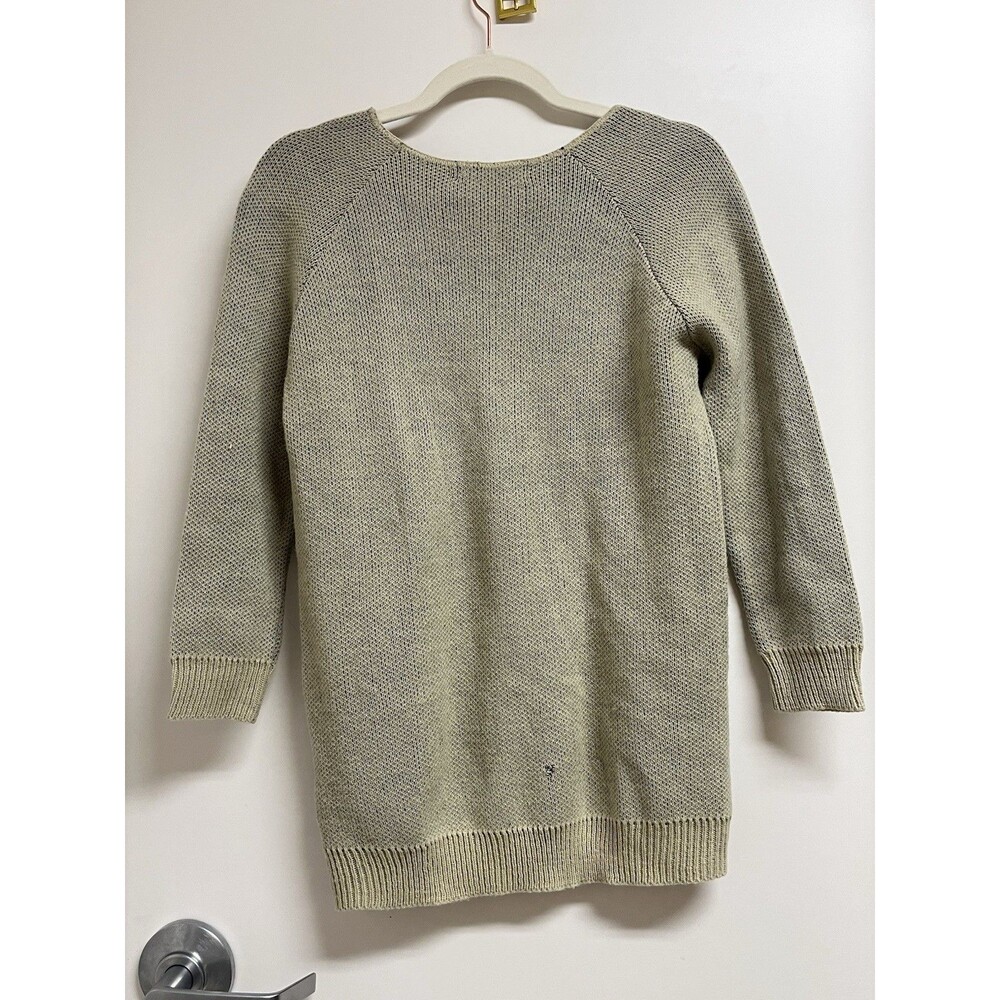 Cotton Emporium Sweater M Brown Black Textured Knit Round Neck Zebra Head - Picture 2 of 7